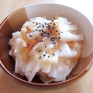 長いものゆず茶醤油麹和え